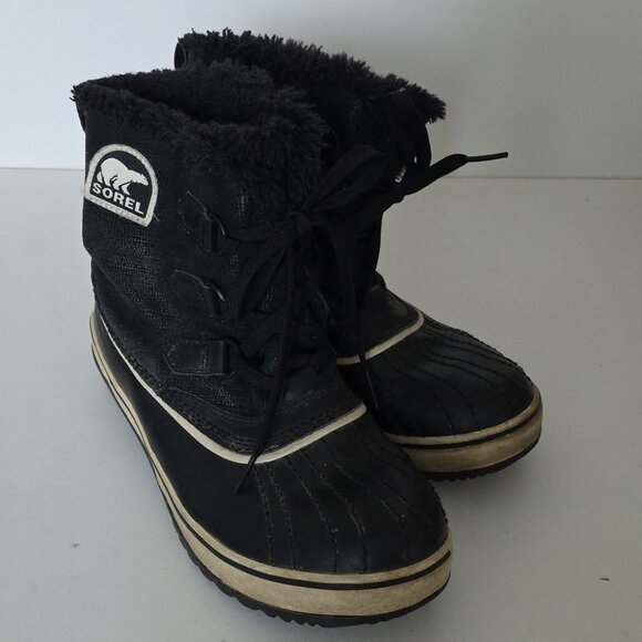 SOREL | Tivoli women's waterproof winter boots black sz 7 - Picture 3 of 5